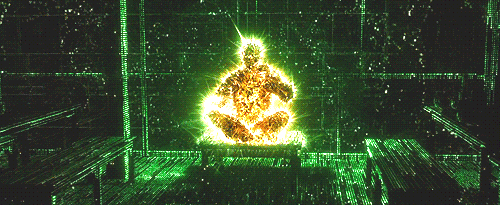 matrix iluminado buda